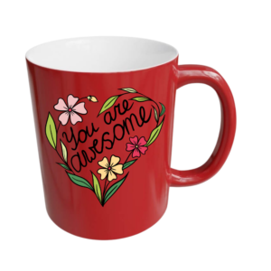 Orange Two Tone Ceramic Mug - Yoli Creations - Topsite SA