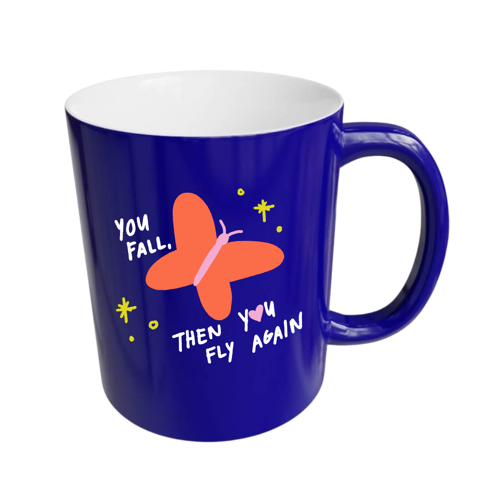 Blue Two Tone Ceramic Mug - Yoli Creations - Topsite SA Blue Two Tone Ceramic Mug - Yoli Creations - Topsite SA