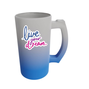 Blue Frosted Beer Mug - Yoli Creations - Topsite SA