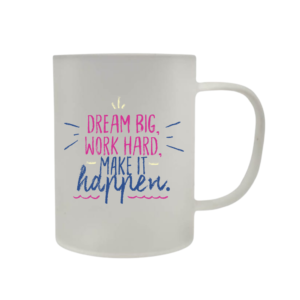 Frosted Fine Glass Mug - Yoli Creations - Topsite SA