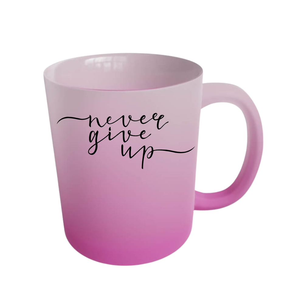 Frosted Pink Glass Mug - Yoli Creations - Topsite SA Frosted Pink Glass Mug - Yoli Creations - Topsite SA